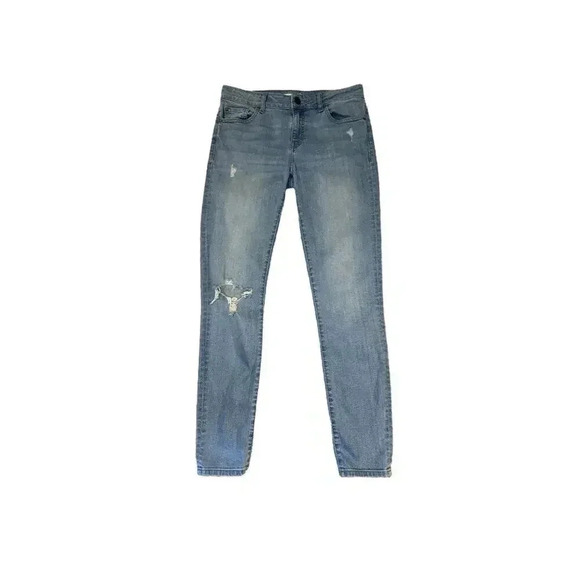 Warp + Weft JFK New York City Skinny Jeans Size 27 x 29‎ Lightly Distressed - Picture 1 of 7